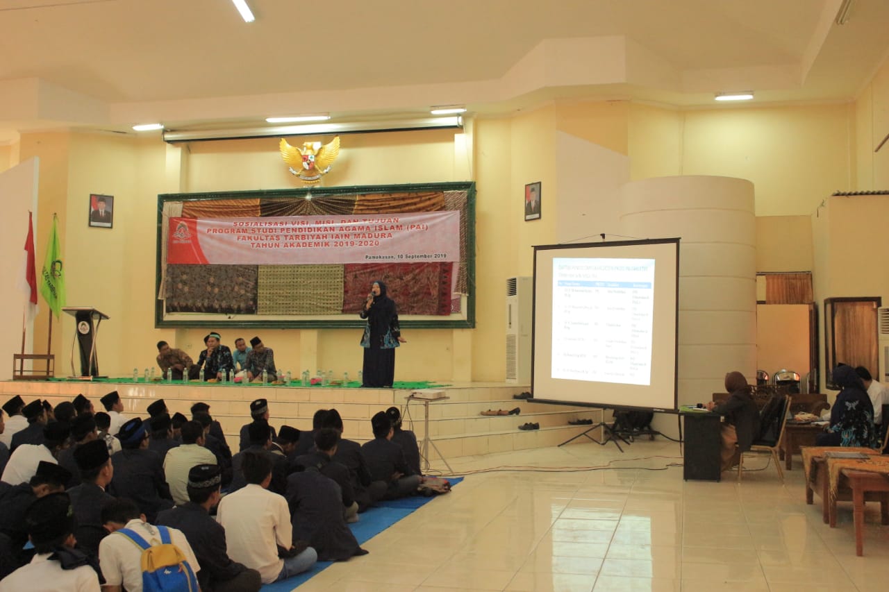 Sosialisasi Visi, Misi dan Tujuan Prodi Pendidikan Agama Islam Fakultas Tarbiyah IAIN MADURA
