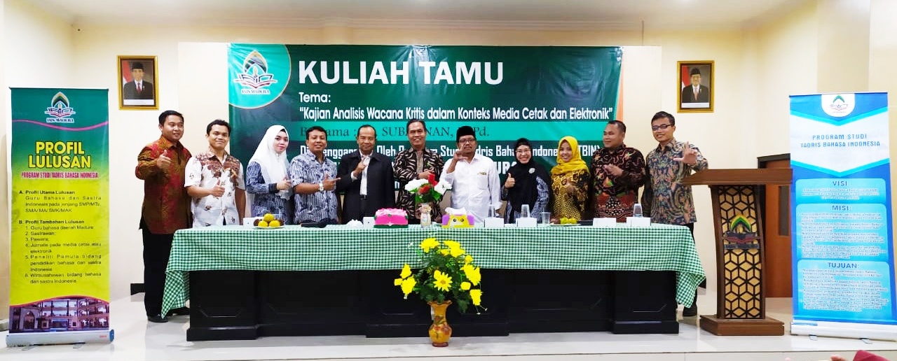 Belajar Bersama dalam Kuliah Tamu Analisis Wacana Kritis pada Media Cetak dan Elektronik