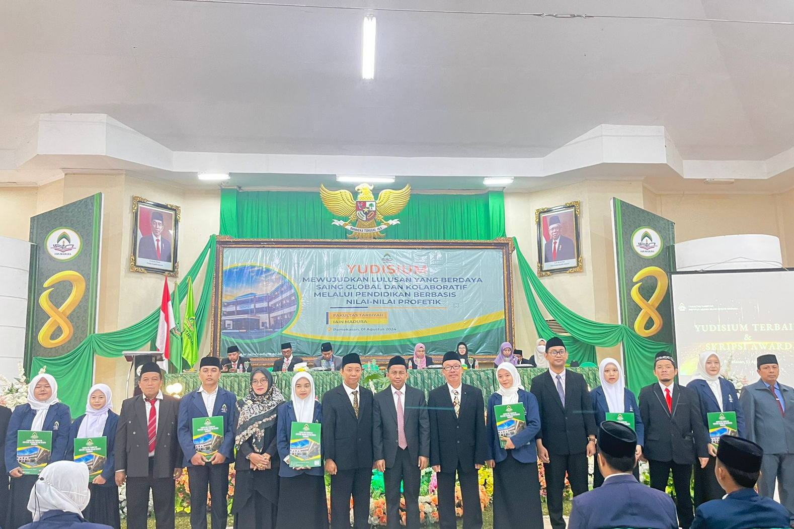 GELAR YUDISIUM, FAKULTAS TARBIYAH HADIRKAN AKADEMISI DARI MALAYSIA